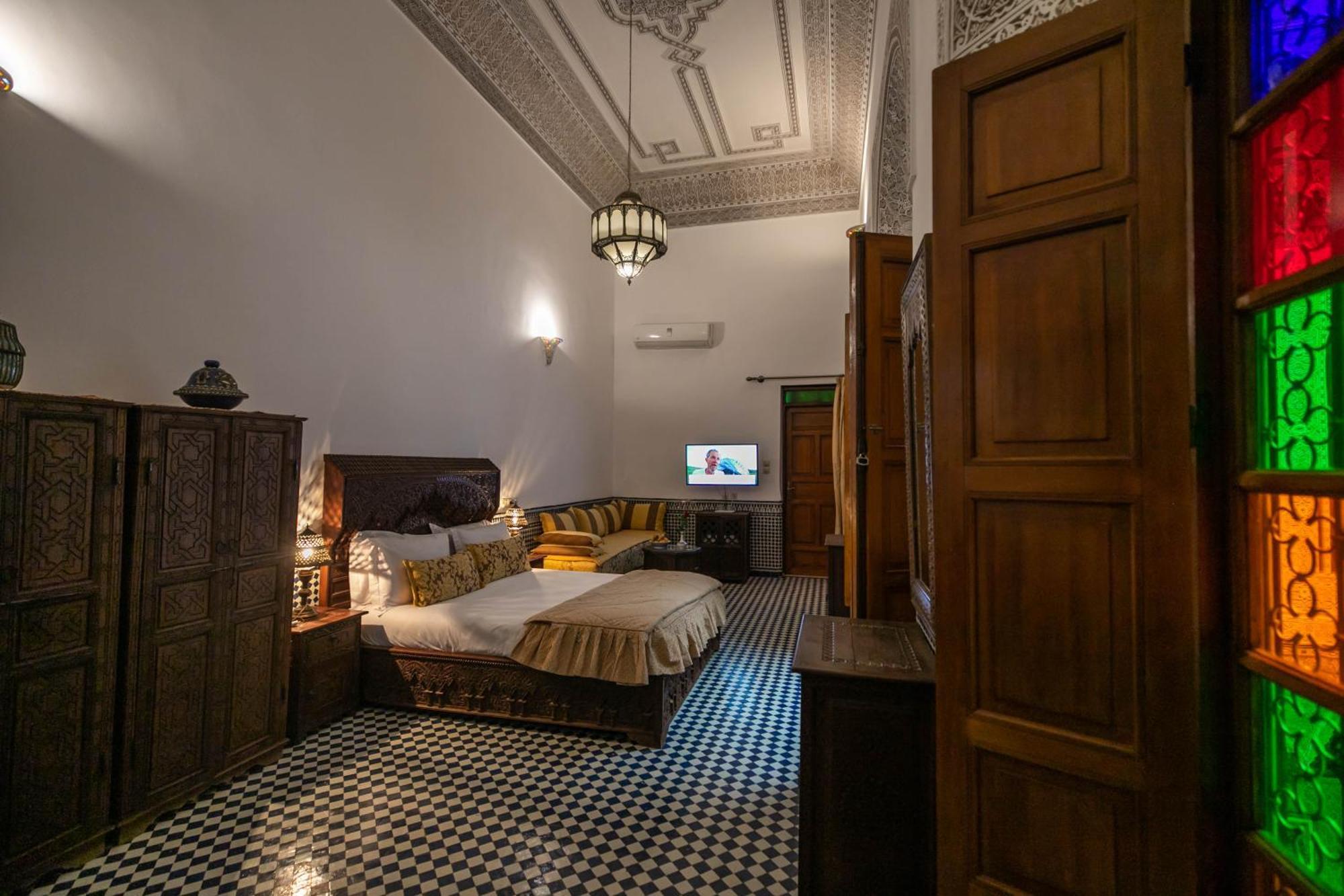Riad La Perle De La Medina Fès Rom bilde