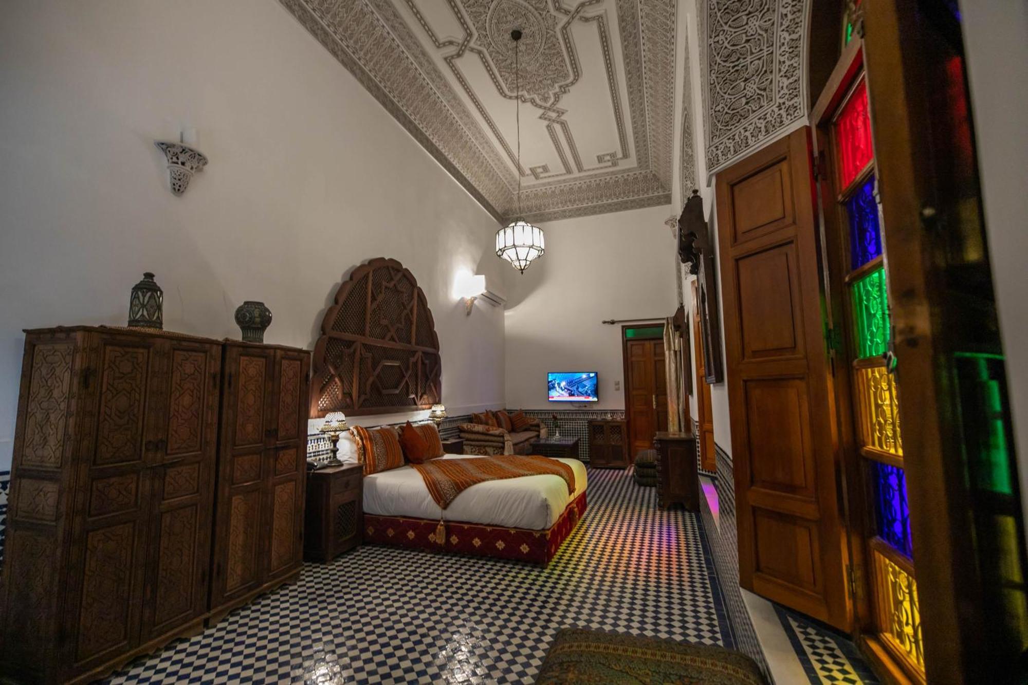 Riad La Perle De La Medina Fès Rom bilde
