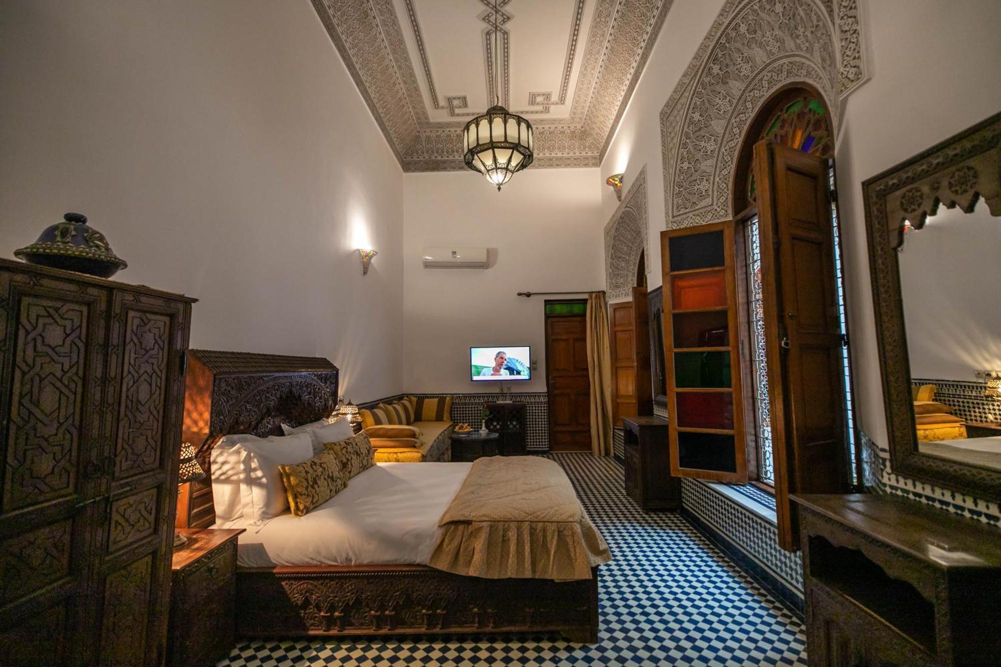 Riad La Perle De La Medina Fès Rom bilde