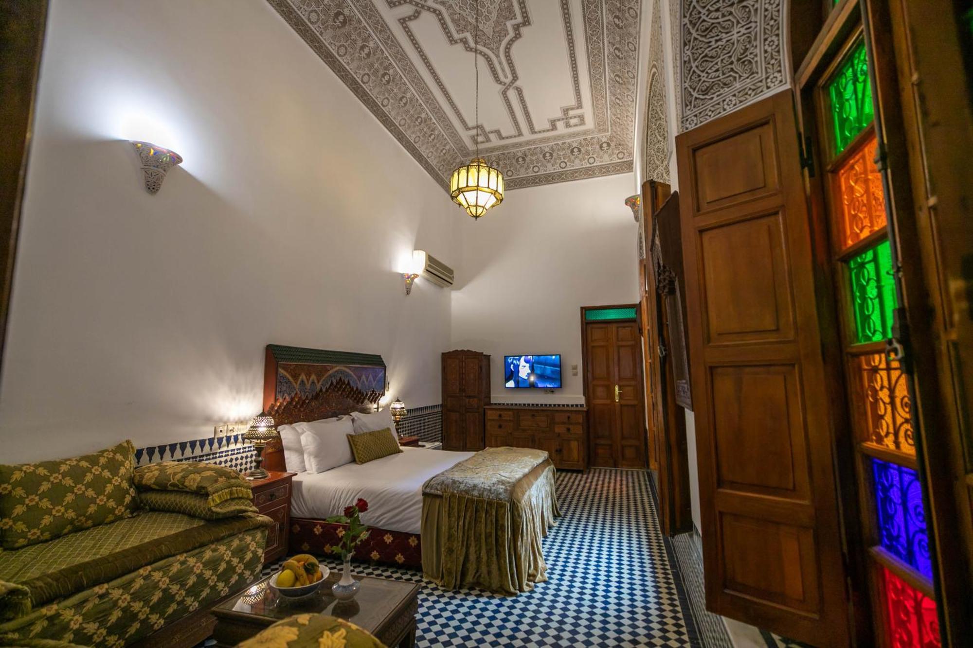 Riad La Perle De La Medina Fès Rom bilde